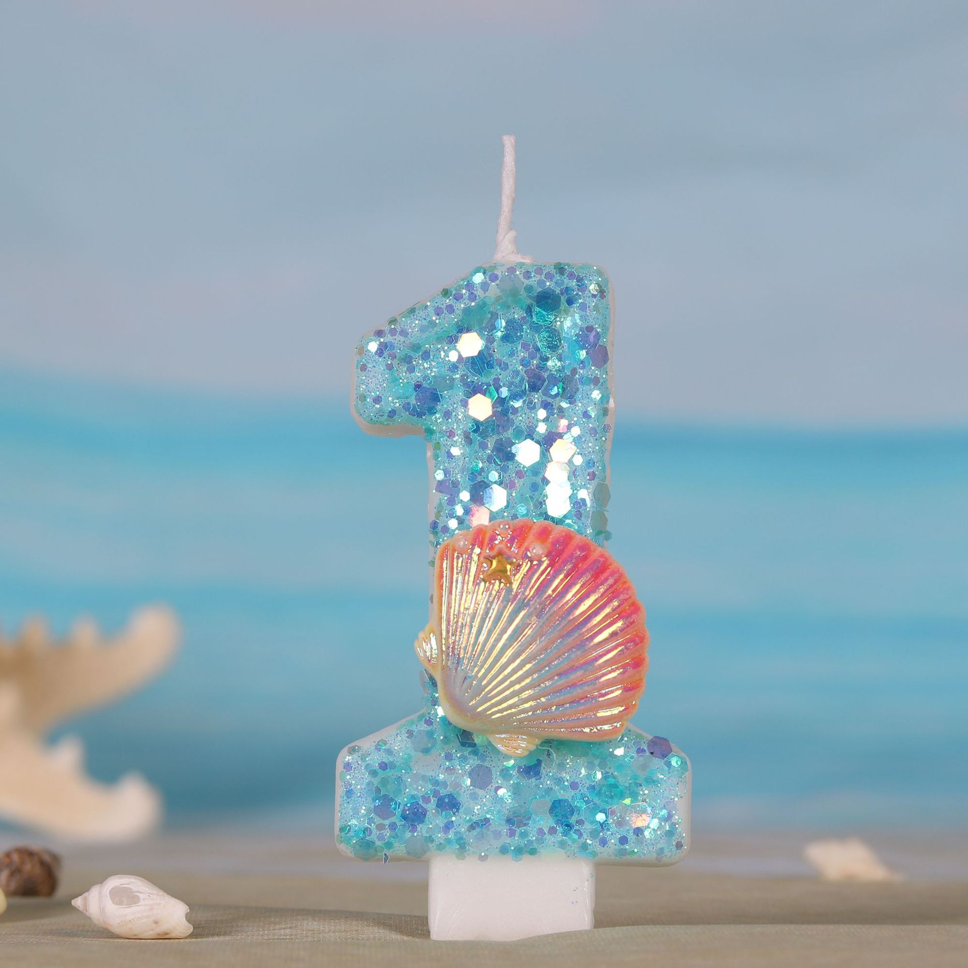 Bougies de gâteau thème sirène - Zebra Candle Supplies avis et prix