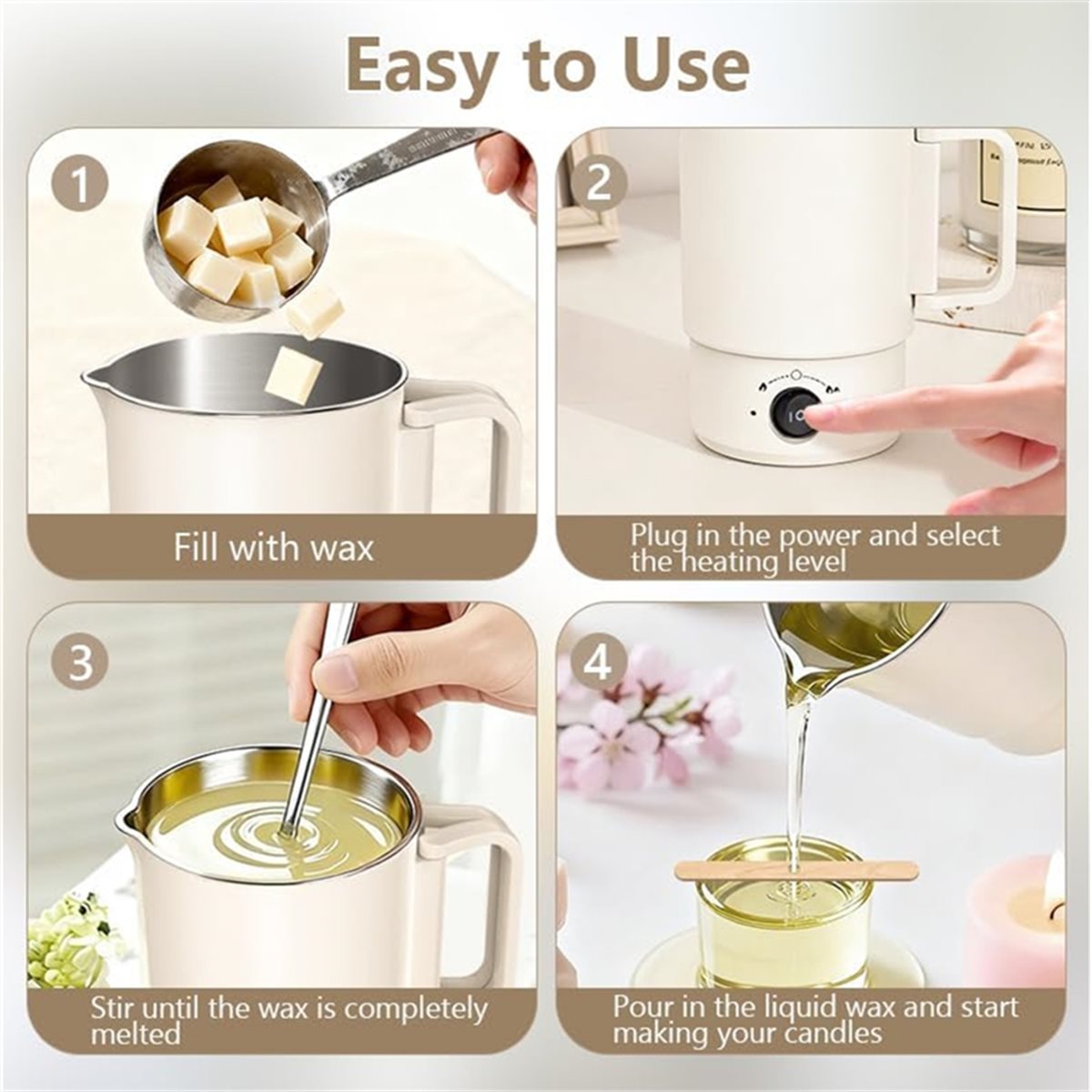 Nouveau kit de pot à cire élec - Candle Supplies Uk avis et prix